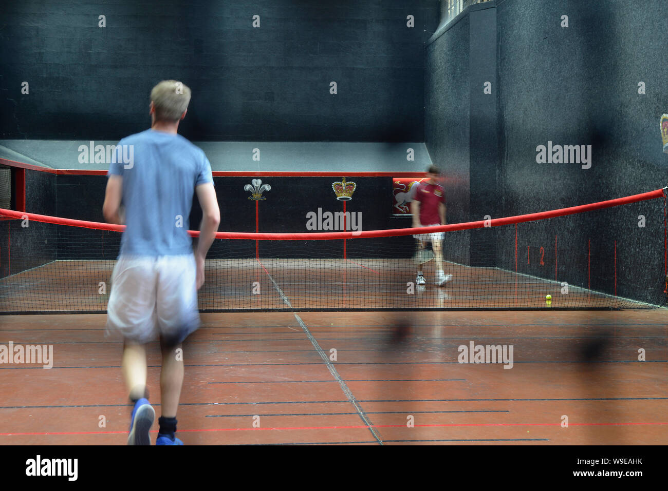 England, Oxford, Merton College,Real Tennis court Stock Photo - Alamy