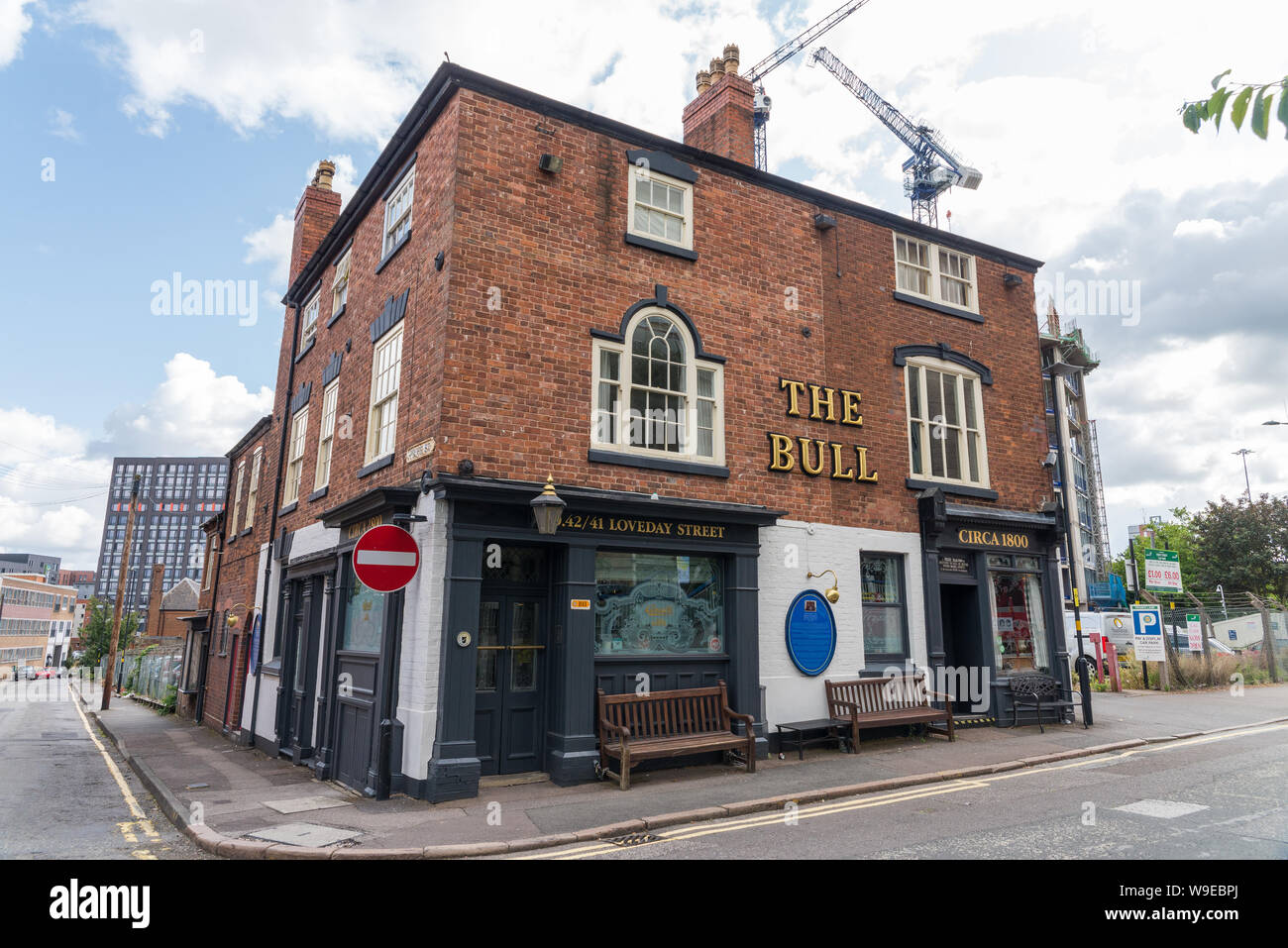 The Bull pub in Birmingham's historic Gun Quarter in Aston, Birmingham Stock Photo Alamy