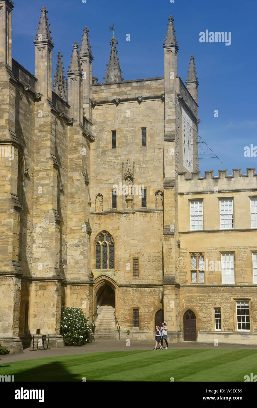 England, Oxford, New College. Stock Photo