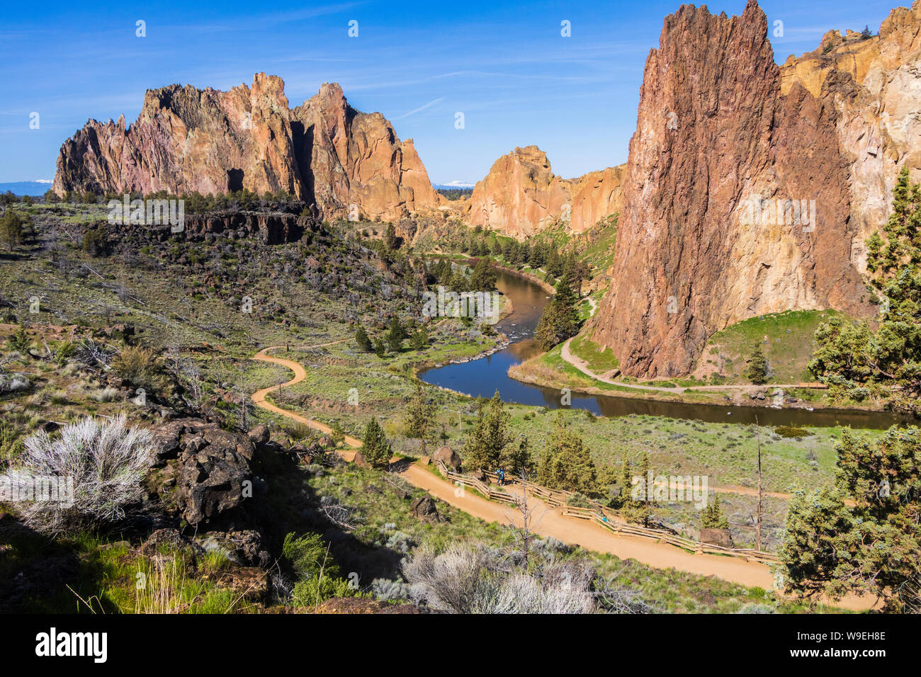 Smith Rock State Park, Terrebonne, Oregon Stock Photo Alamy