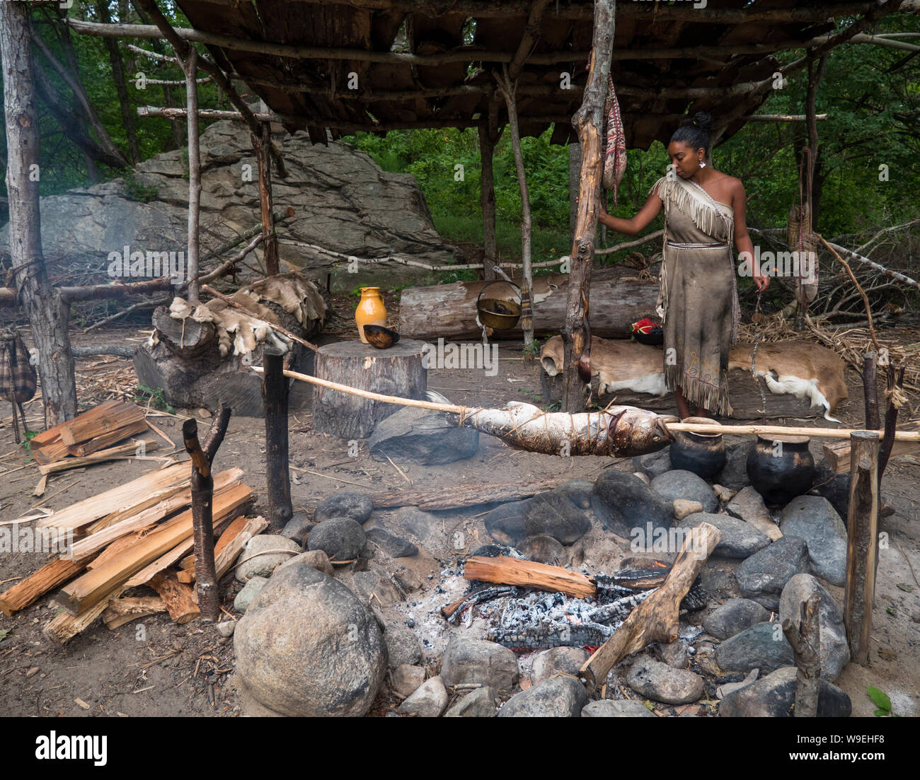 Wampanoag traditional fishing