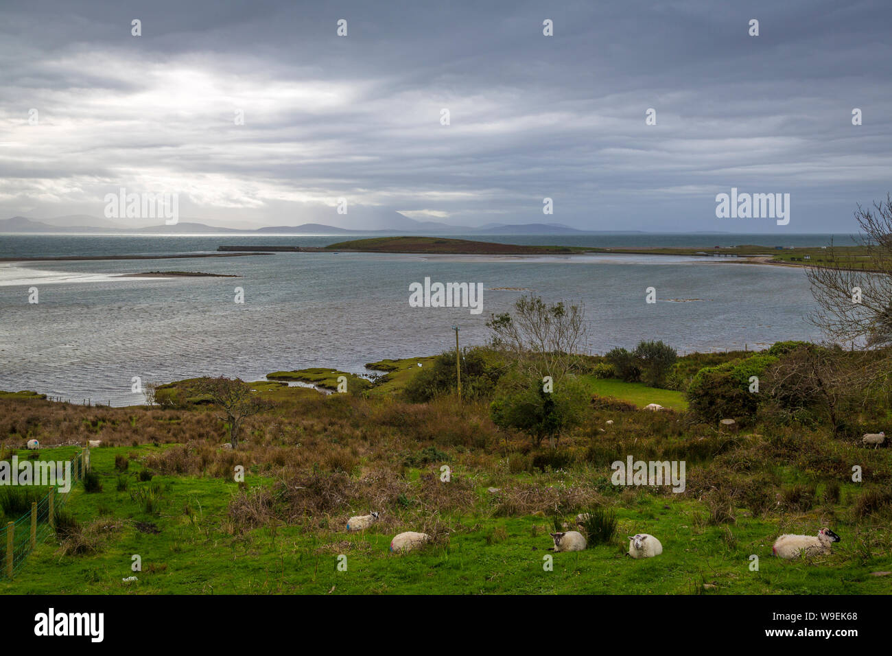 Coastline near Mulranny, Co Mayo, Ireland Stock Photo