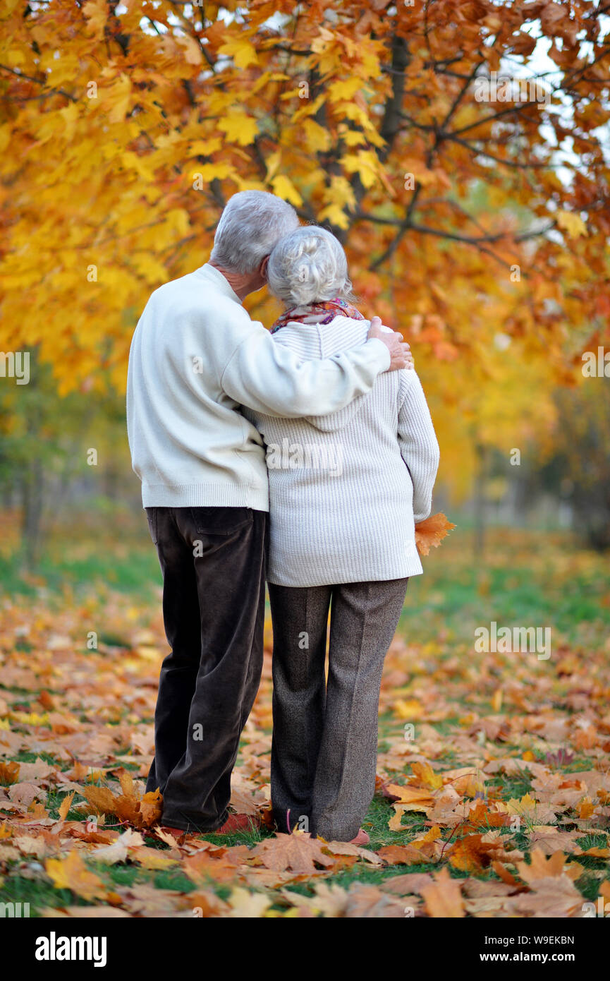 Back view senior retired man hi-res stock photography and images - Alamy