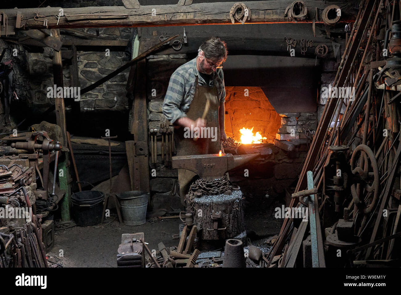 Welsh blacksmith hi-res stock photography and images - Alamy