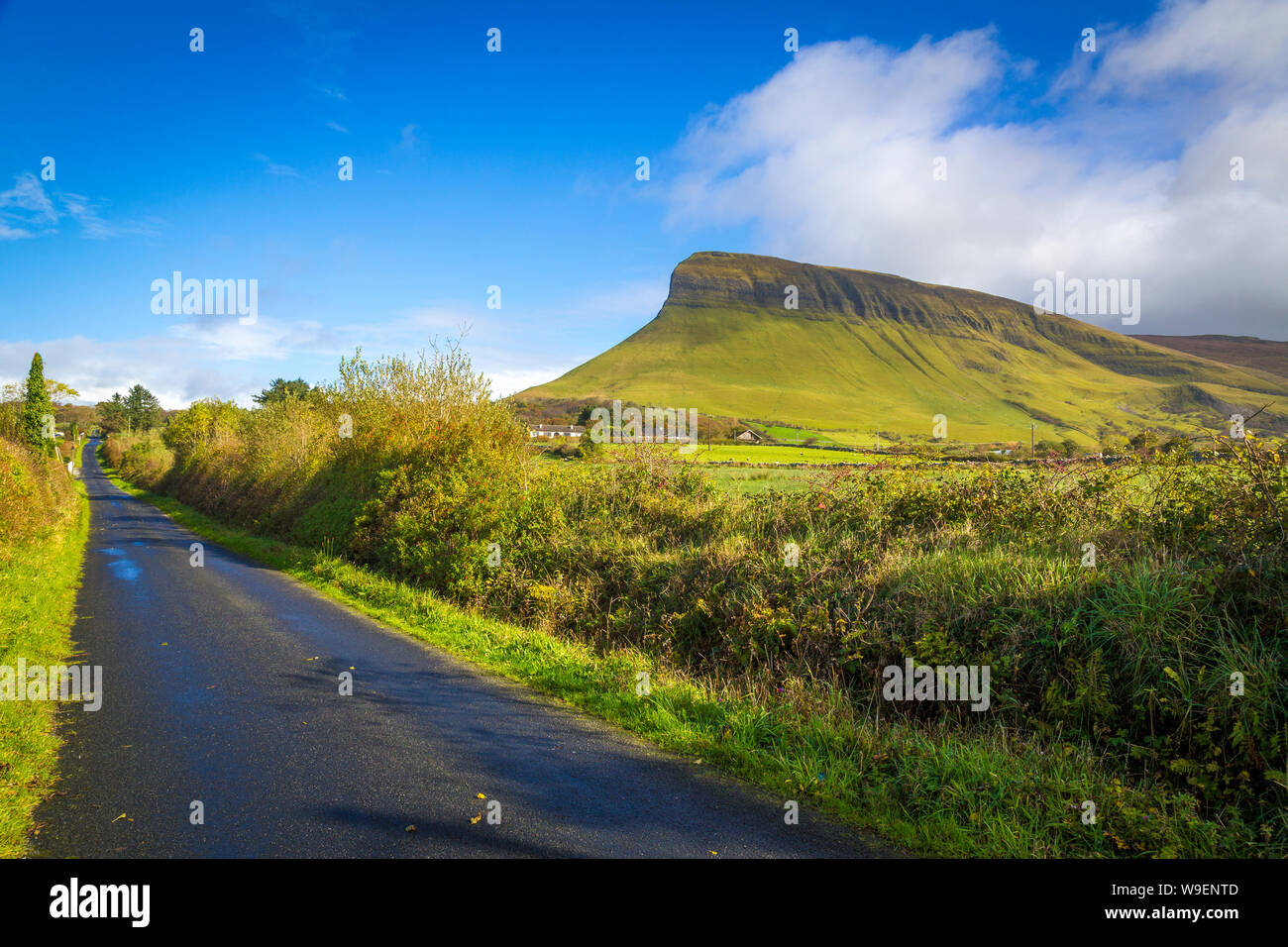 Benbulbin in County Sligo, Ireland Stock Photo