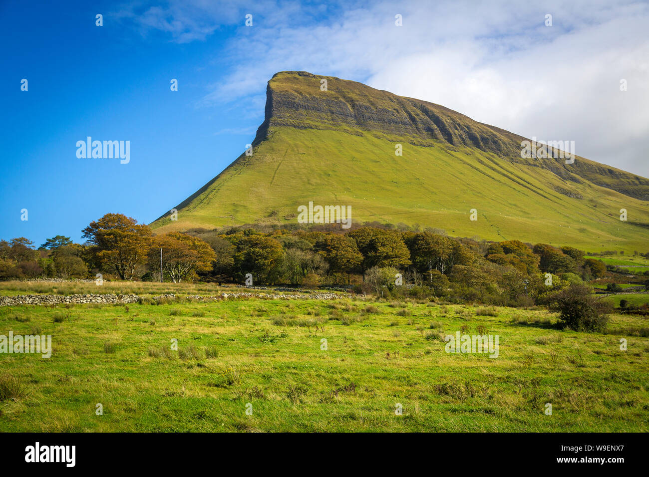 Benbulbin in County Sligo, Ireland Stock Photo