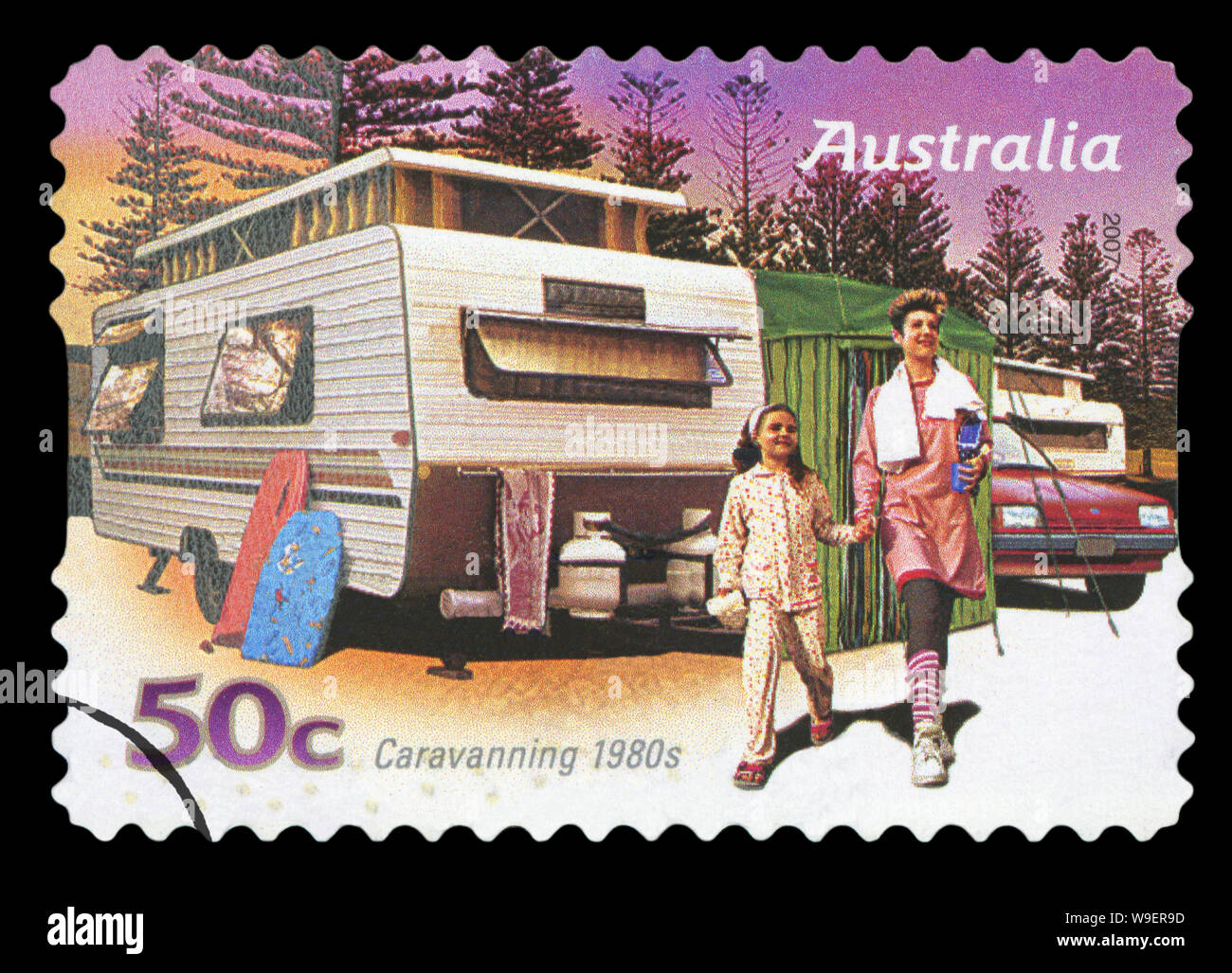 AUSTRALIA CIRCA 2007 A stamp printed in Australia shows Family