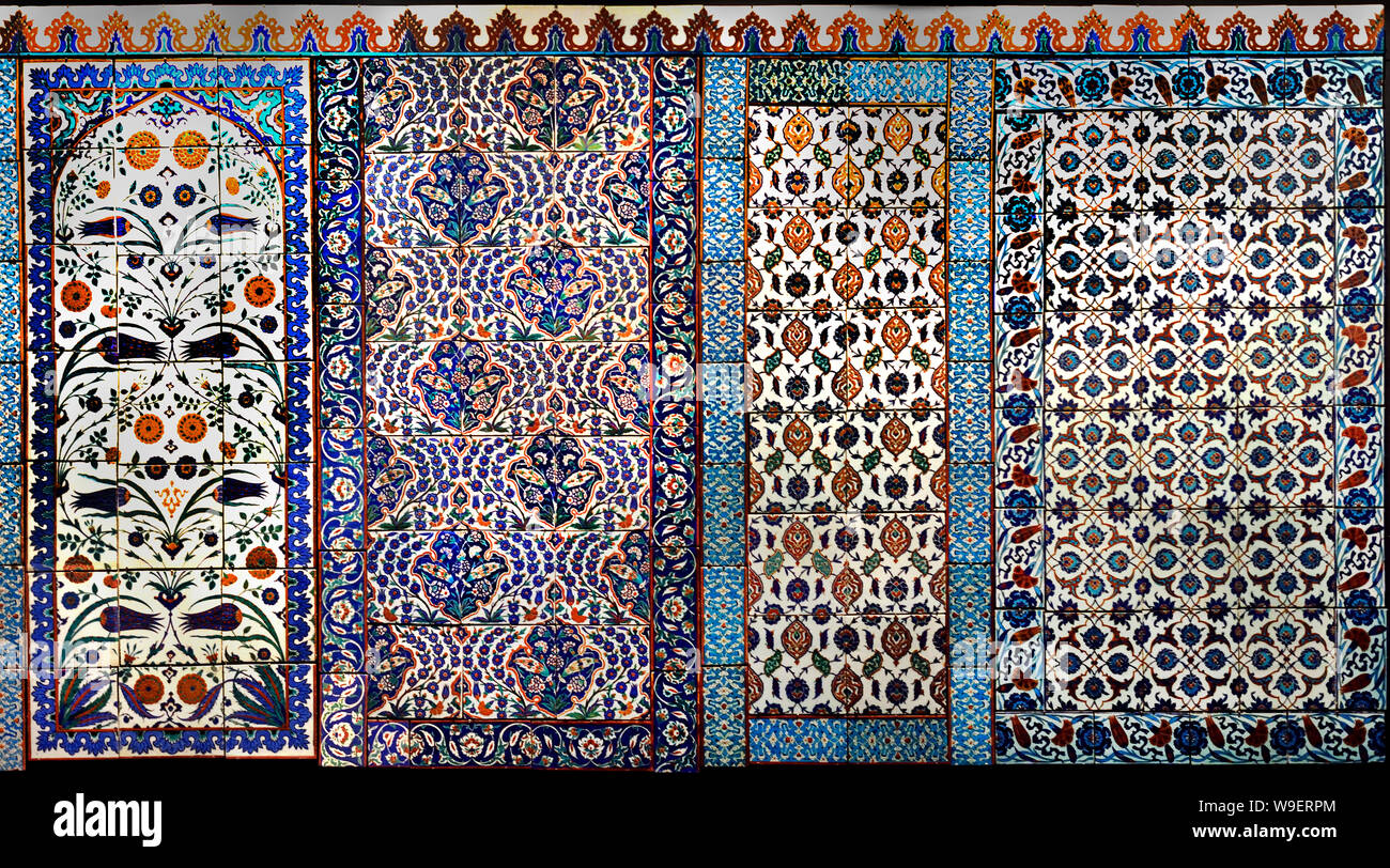 Ottoman wall or wall of time - Turkey, 16th-19th Century Louvre Museum Paris France French Stock Photo