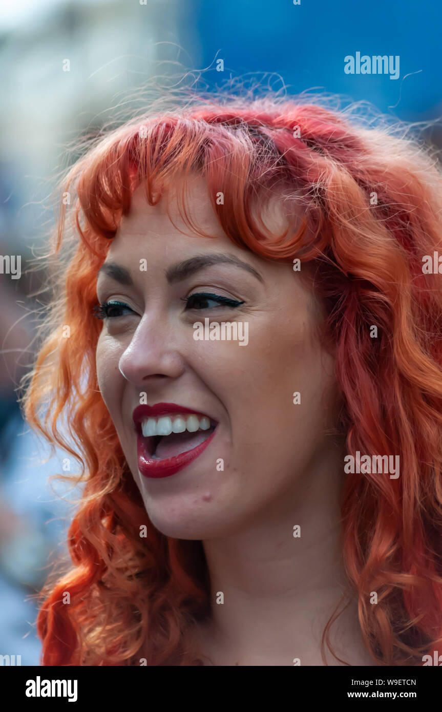 Edinburgh, Scotland, UK. 13th August, 2019. Ginger Spice on the Royal