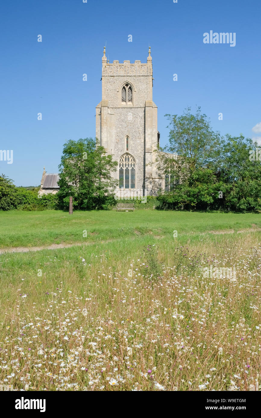 St Mary the Virgin, Wiveton, Norfolk Stock Photo - Alamy