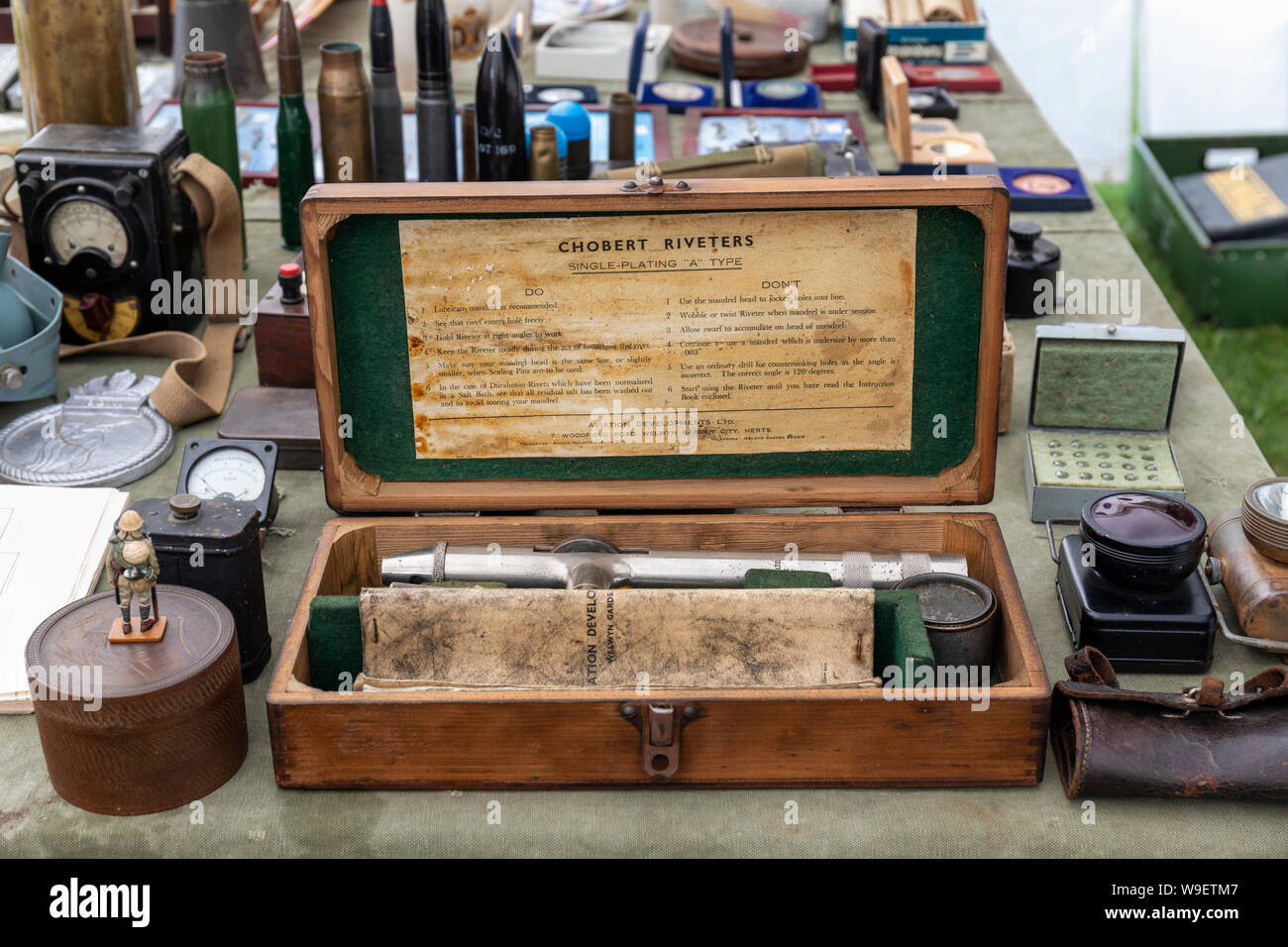 Militaria display hi-res stock photography and images - Alamy