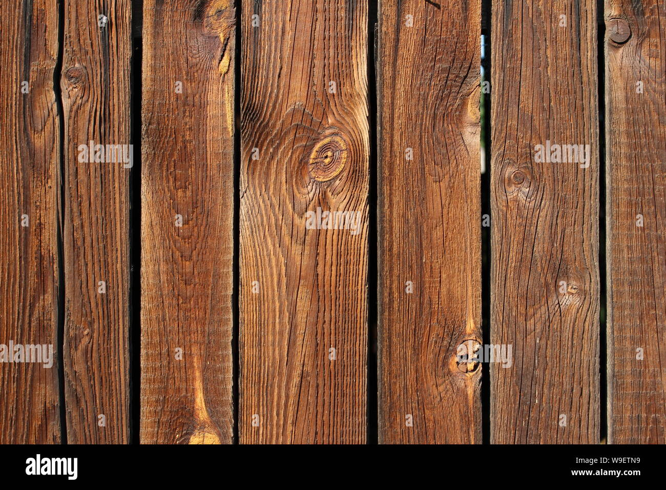 Wooden wall of a barn, geometric minimalism Stock Photo