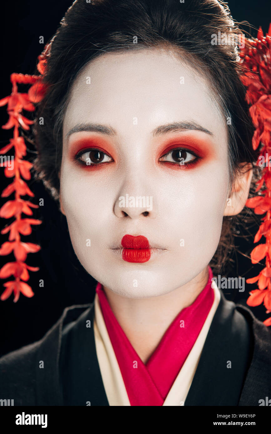Red eyeshadow hi-res stock photography and images - Alamy