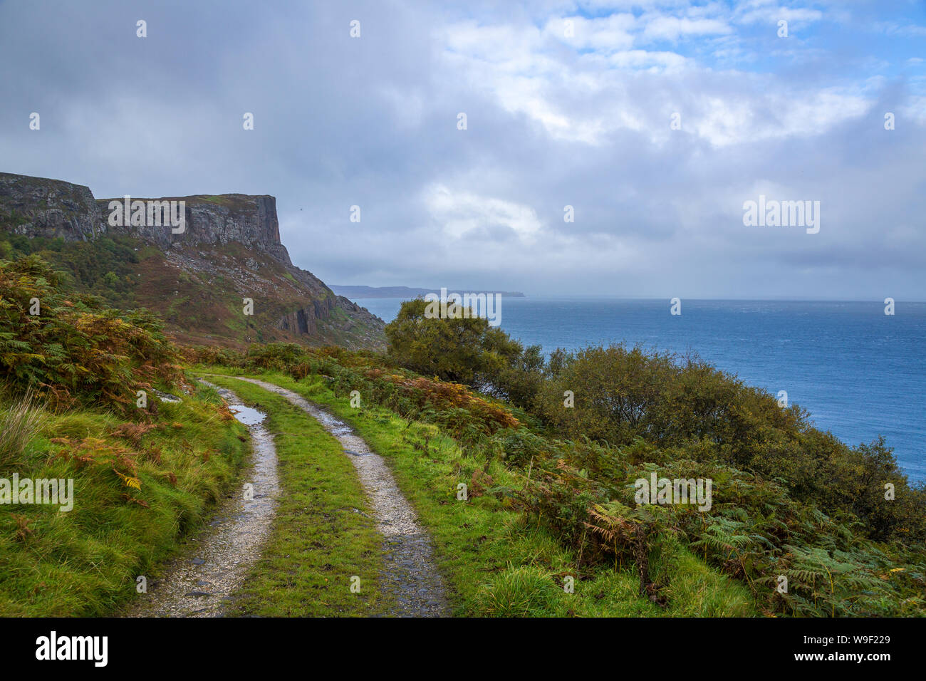 spectacular place at Murlough Bay at the Antrim coast Stock Photo