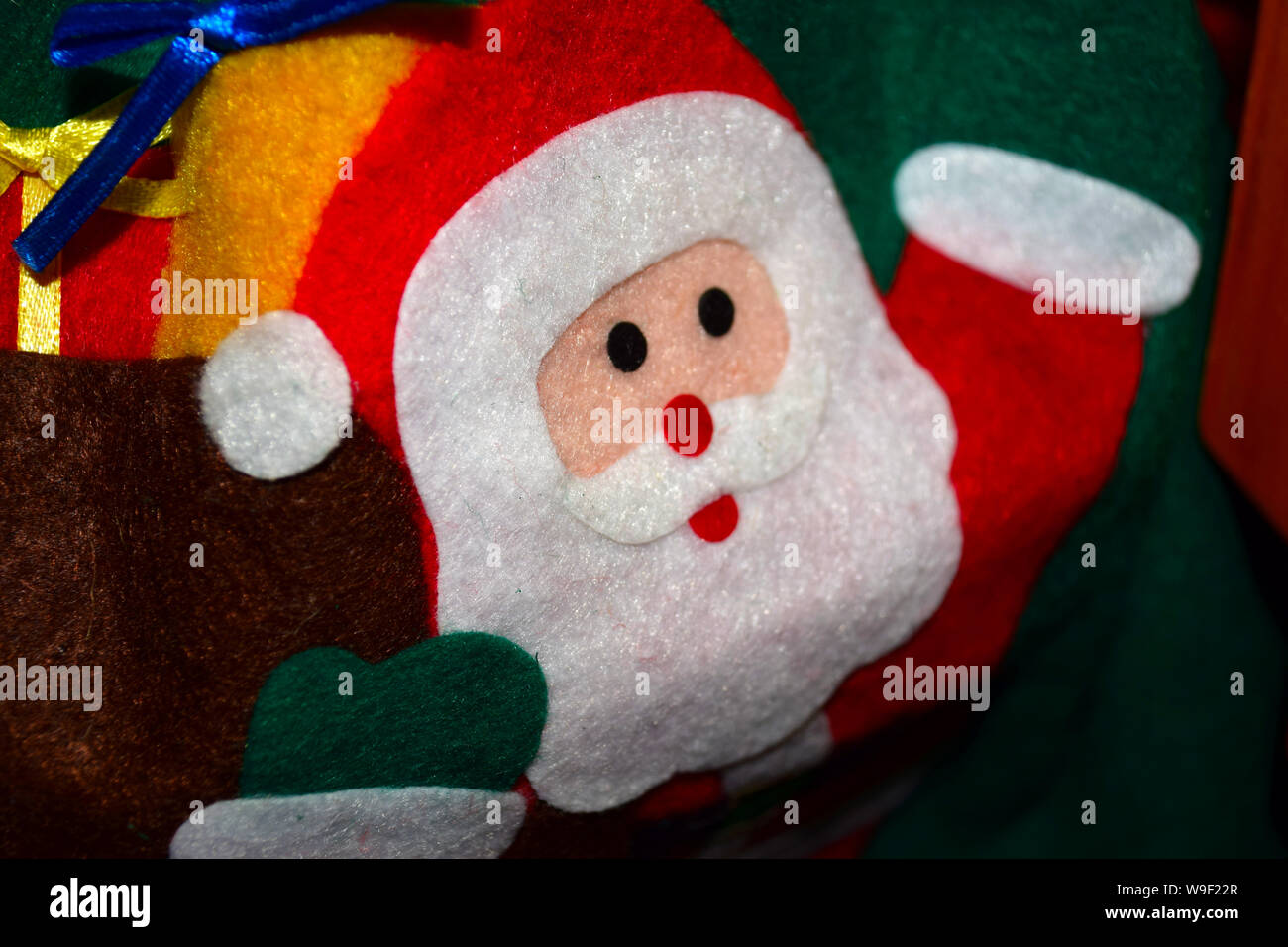 Leer, Ostfriesland,Germany,  23.Dezember 2018: Santa Claus Stock Photo
