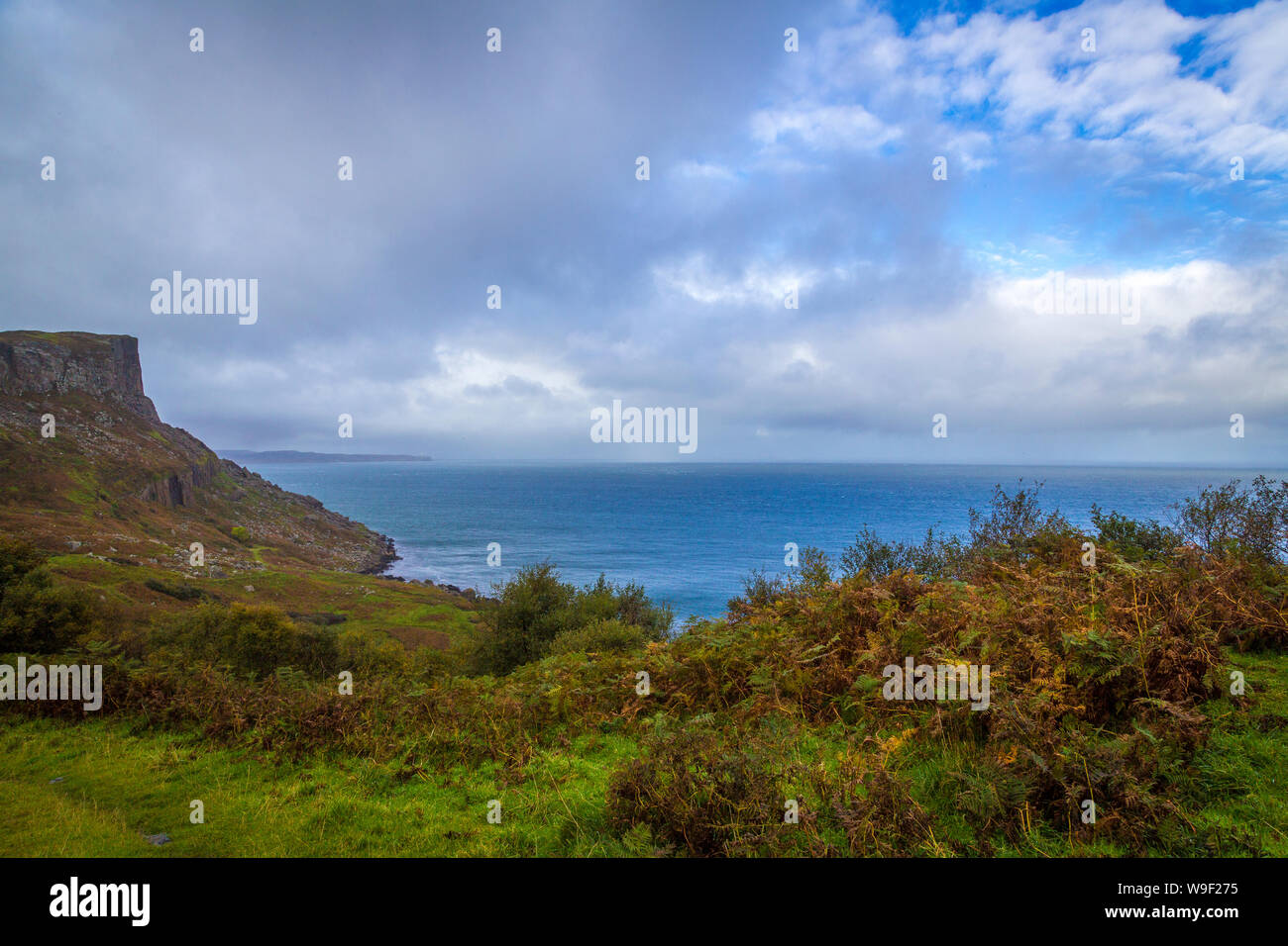 spectacular place at Murlough Bay at the Antrim coast Stock Photo