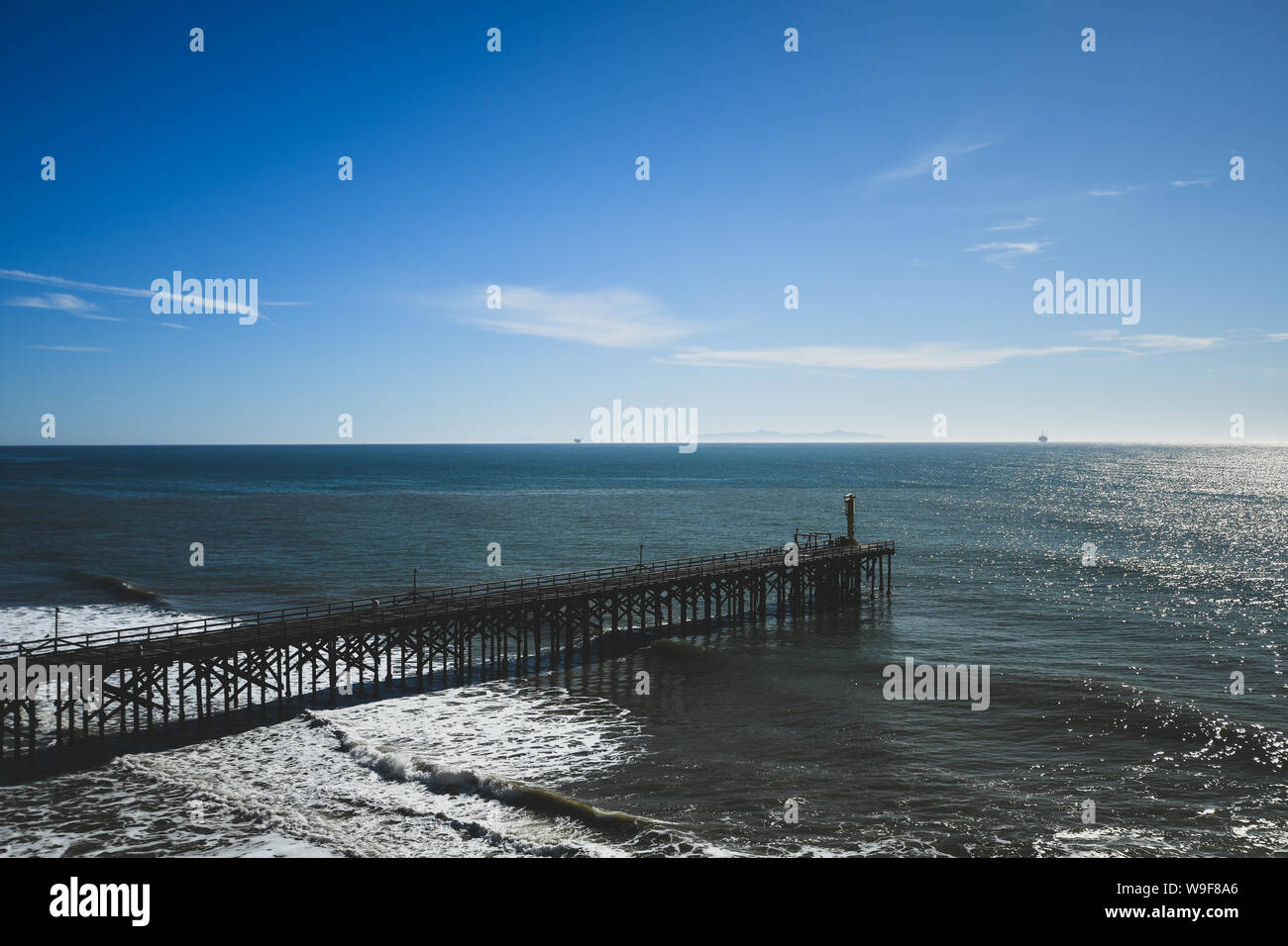 View of the Pacific Ocean from the cliffs of San Luis Obispo