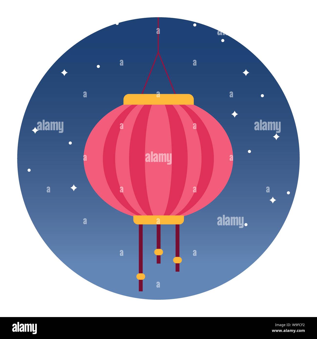 Chinese paper lantern hanging light Stock Vector Image & Art Alamy