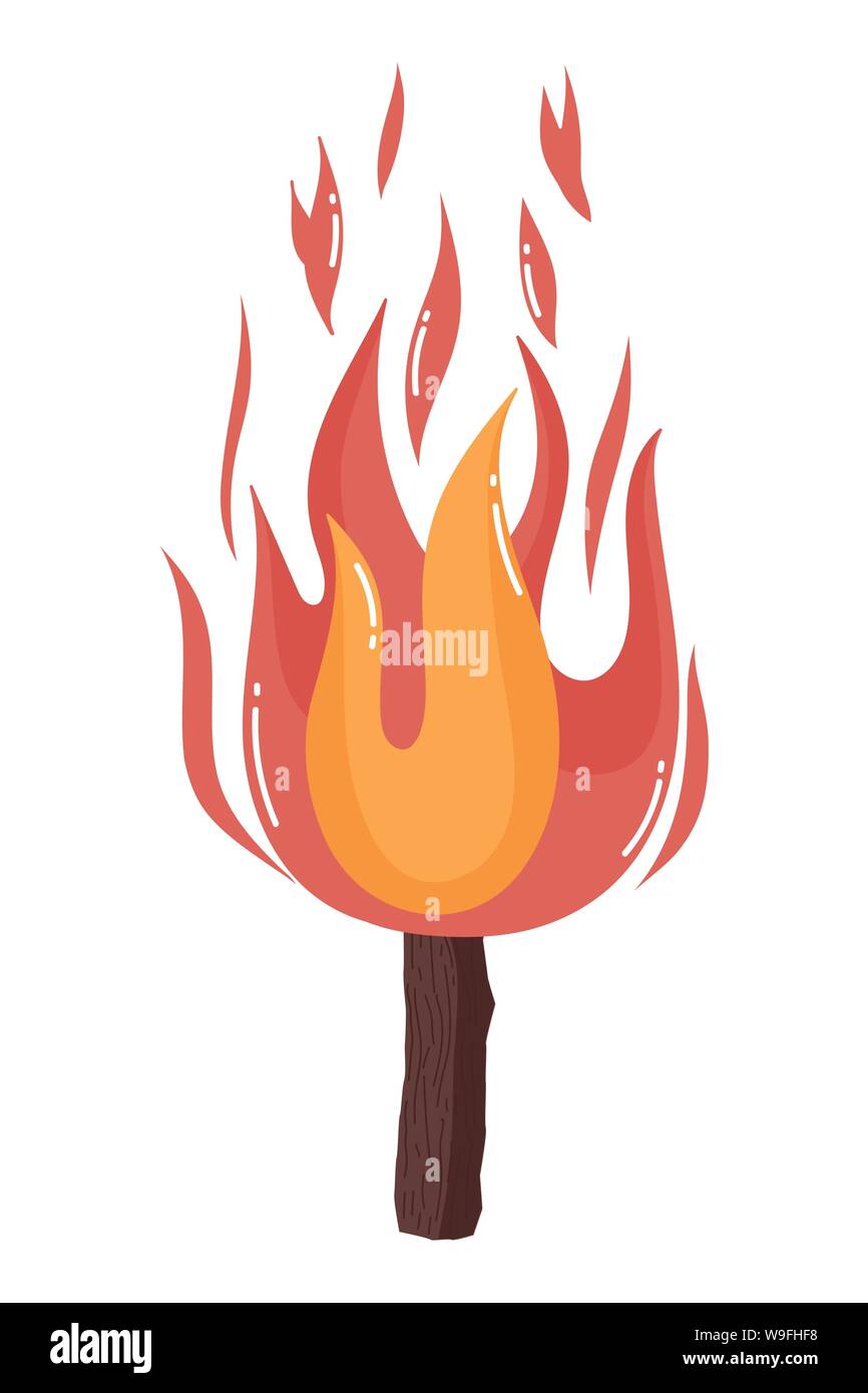 Camp fire design, Flame bonfire hot burn light flammable heat and ...