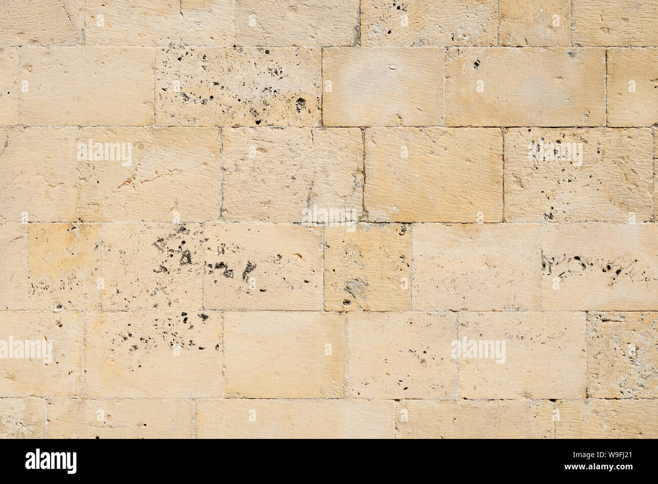 Texture of old limestone brick wall Stock Photo Alamy
