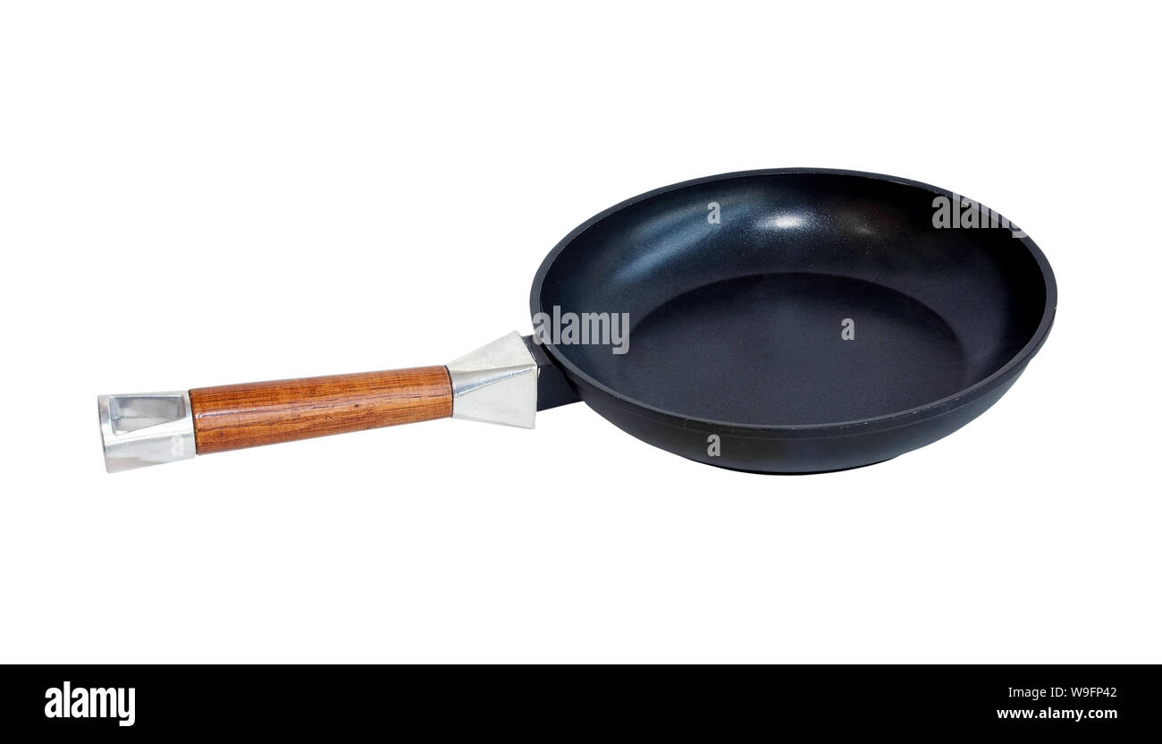 Teflon frying pan isolated with clipping path included Stock Photo Alamy