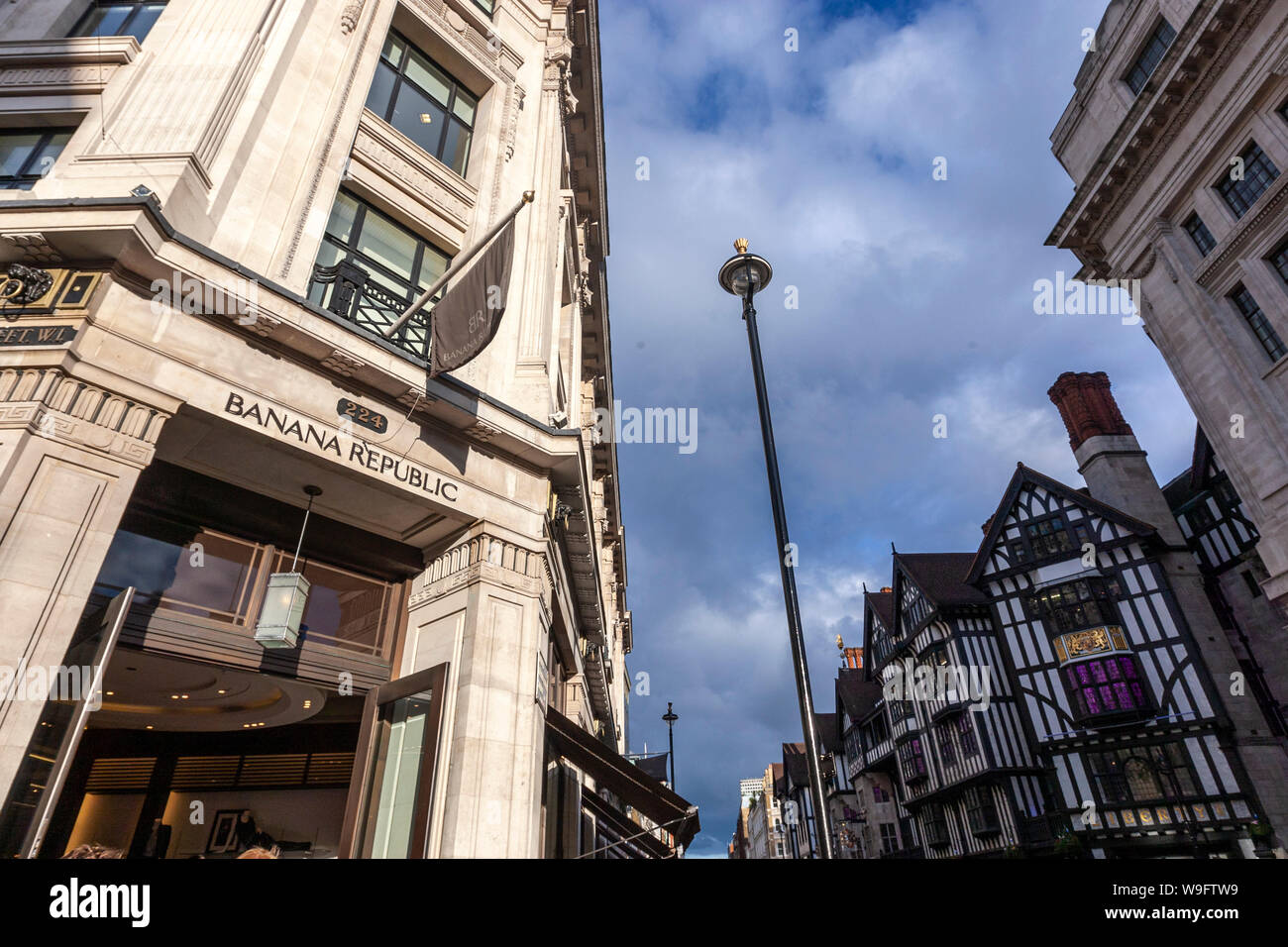 Banana Republic, Great Marlborough St, Soho, London, England, UK Stock