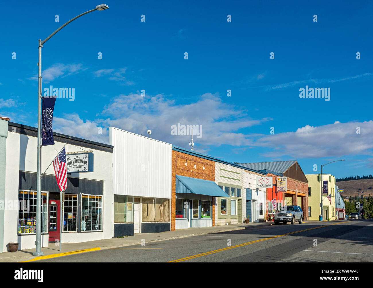 Washington, Tekoa, historic downtown Stock Photo Alamy