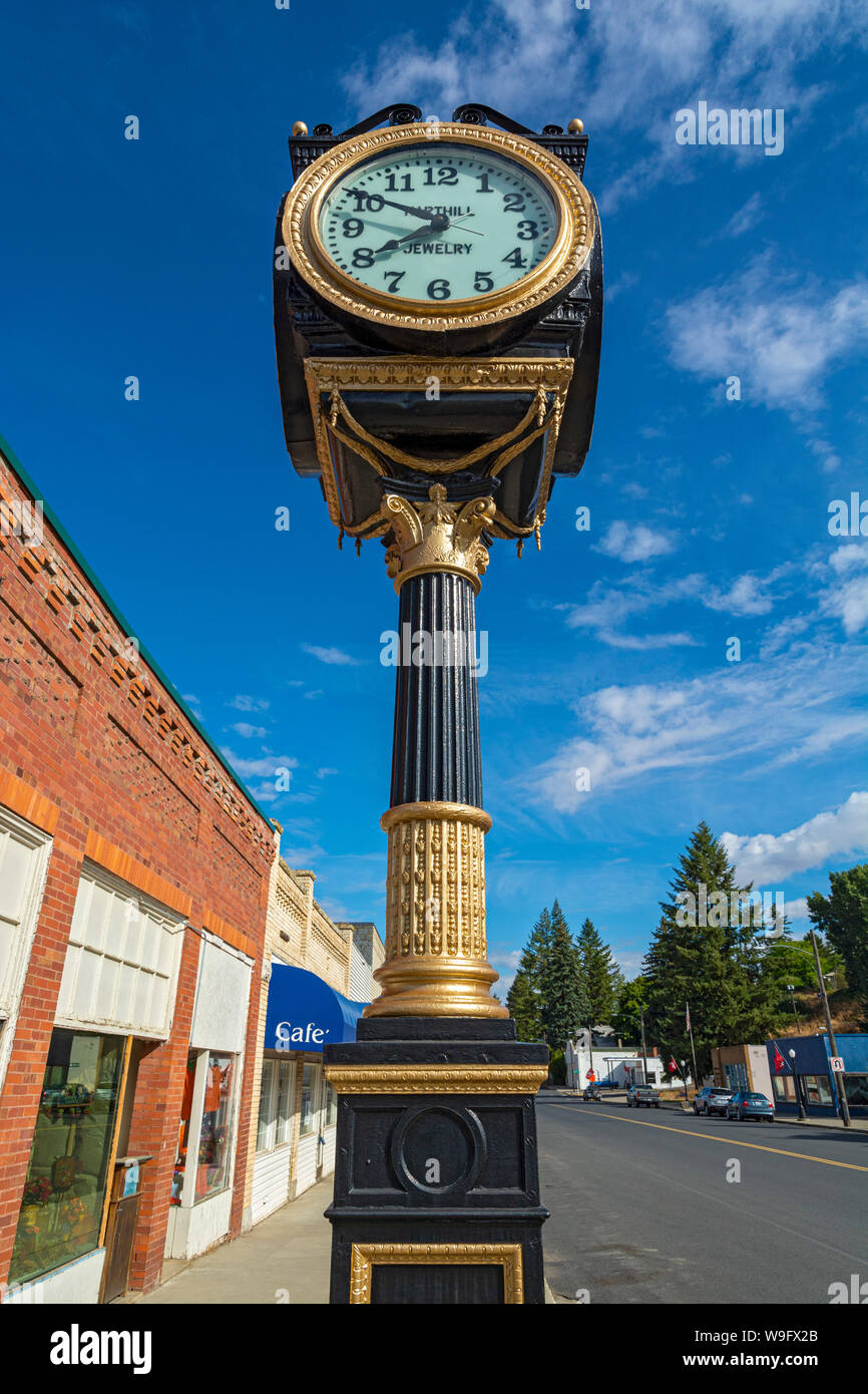 Washington, Palouse Region, Rosalia, Historic Downtown, large four face
