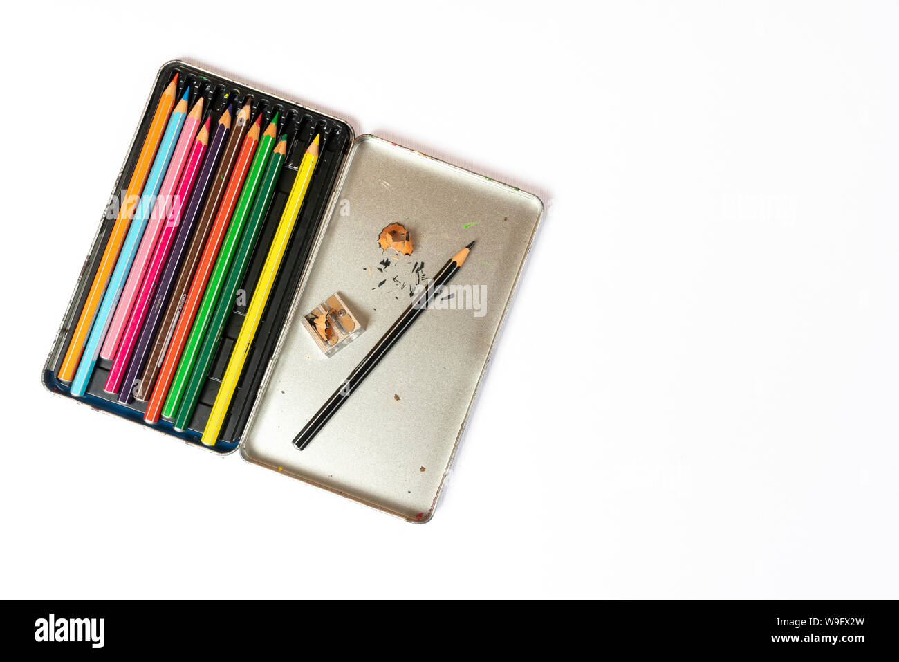 Pencil case open hi-res stock photography and images - Alamy