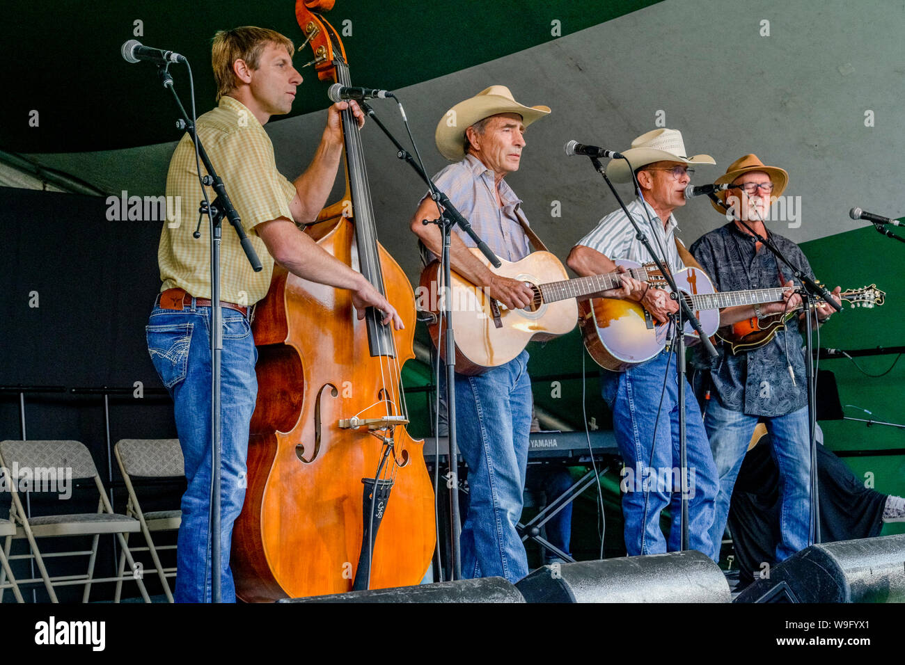 The Wardens, Canmore Folk Music Festival, Canmore, Alberta, Canada Stock Photo