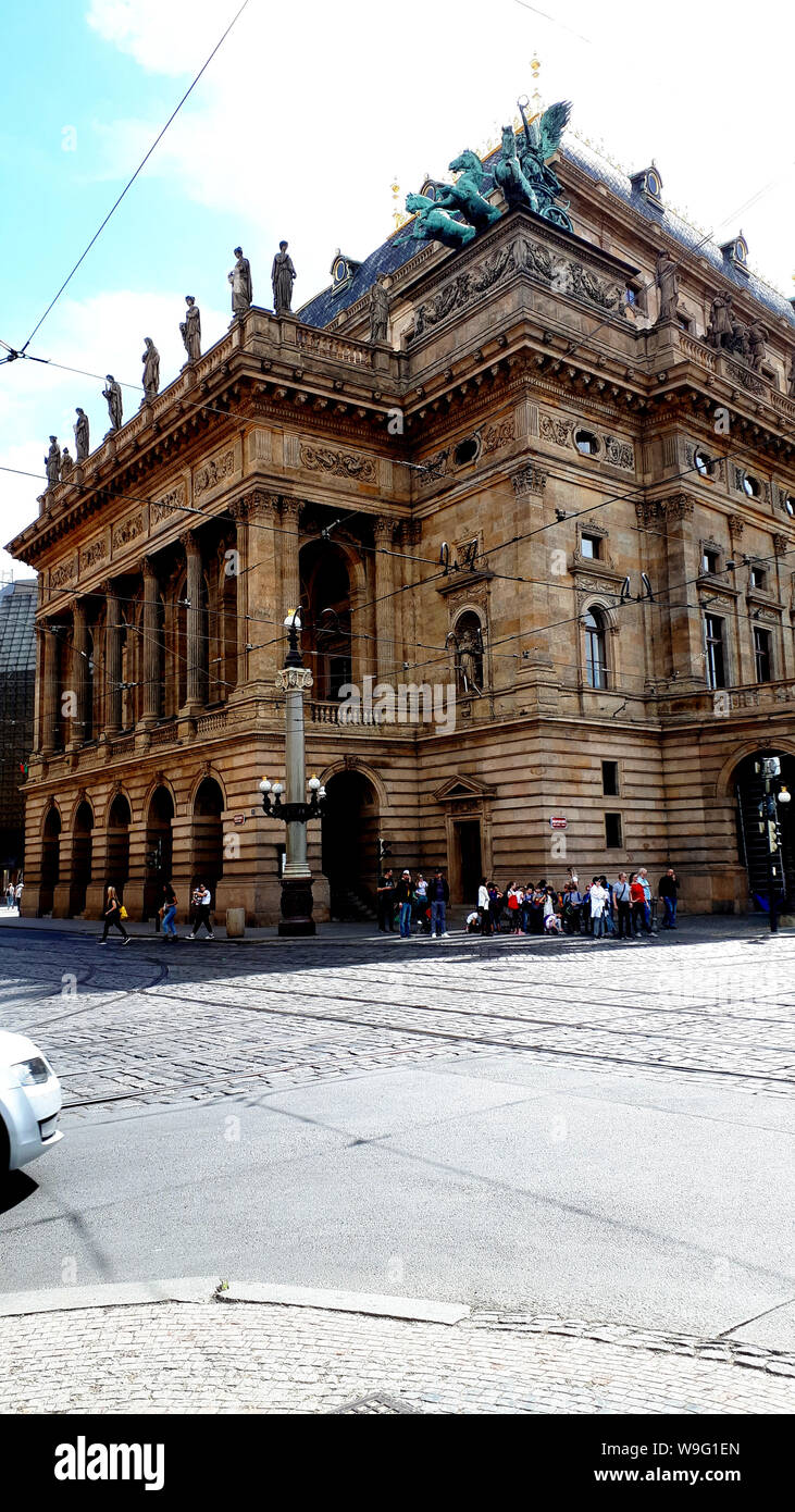 The National Theatre in prague in the Czech Republic Stock Photo - Alamy