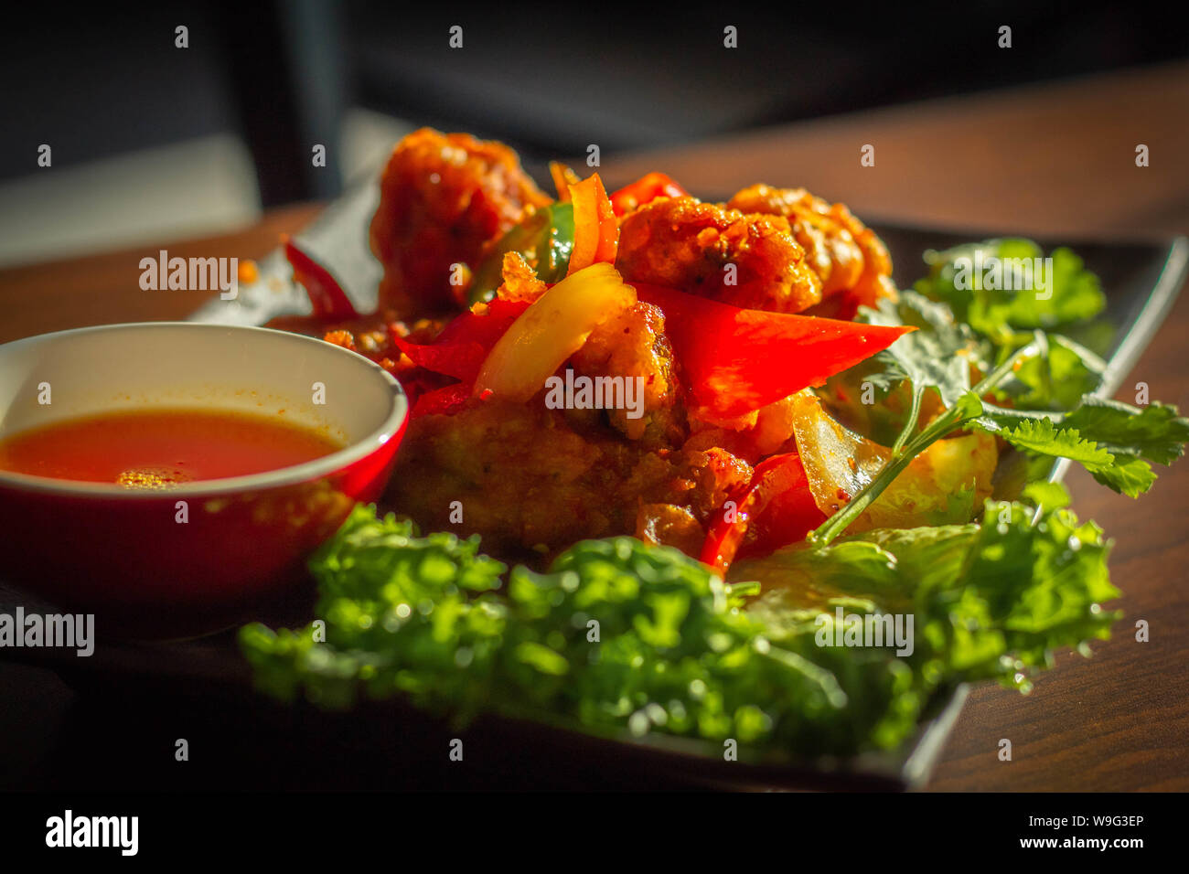 Delectable wings Stock Photo