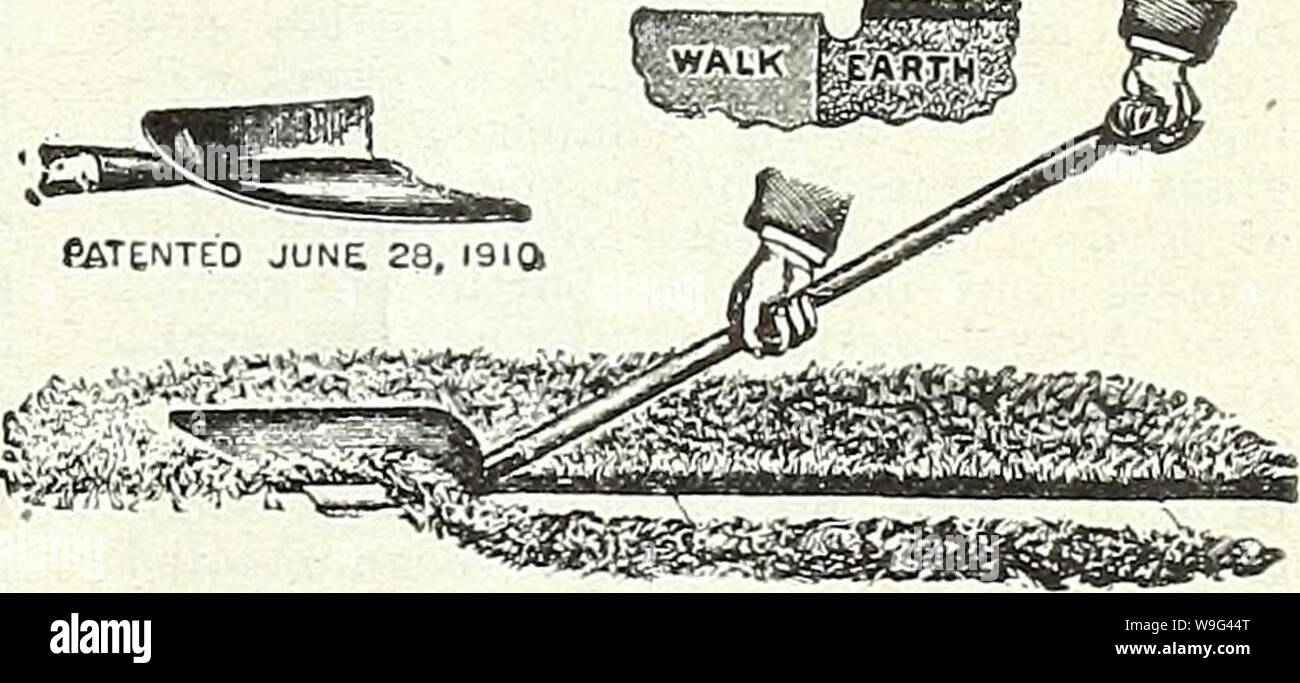 Archive image from page 106 of Currie Bros  fifty-eighth year. Currie Bros. : fifty-eighth year 1933  curriebrosfiftye19curr Year: 1933 ( IMPERIAL LAWN EDGE TRIMMER    Imperial Lawn Edge Trimmer Cuts grooves of sod along sidewalks. Price. 1.50 WATER'S TREE PRUNER 6-foot pole 2.00 8-foot pole 2.25 10-foot pole 2.50 12-foot pole 2.75 Extra knives, each 30 Compound Lever Tree Pruncr— Very Powerful. No. 1—8-foot, two piece jointed pole 5.35 No. 1—12-foot, three piece jointed pole 6.00 No. 1—16-foot, four piece jointed pole 6.50 Extra knives, each .55 Stock Photo