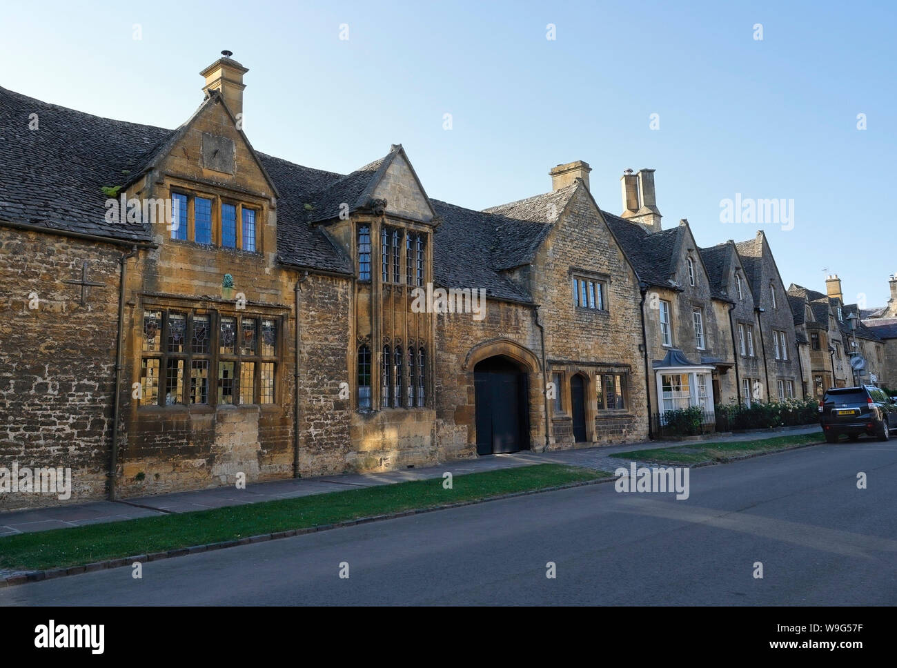 The Gravel house in Chipping Campden England UK Medieval grade I listed building rural English town the Cotswolds Stock Photo