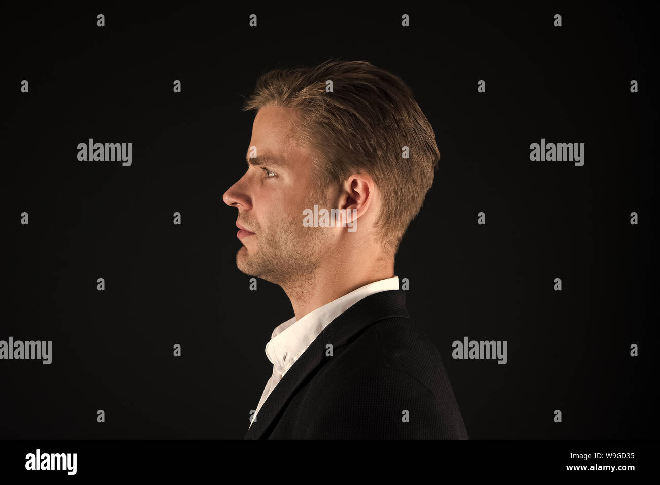 Business People Hairstyle Businessman Hair Groomed Face Stylish