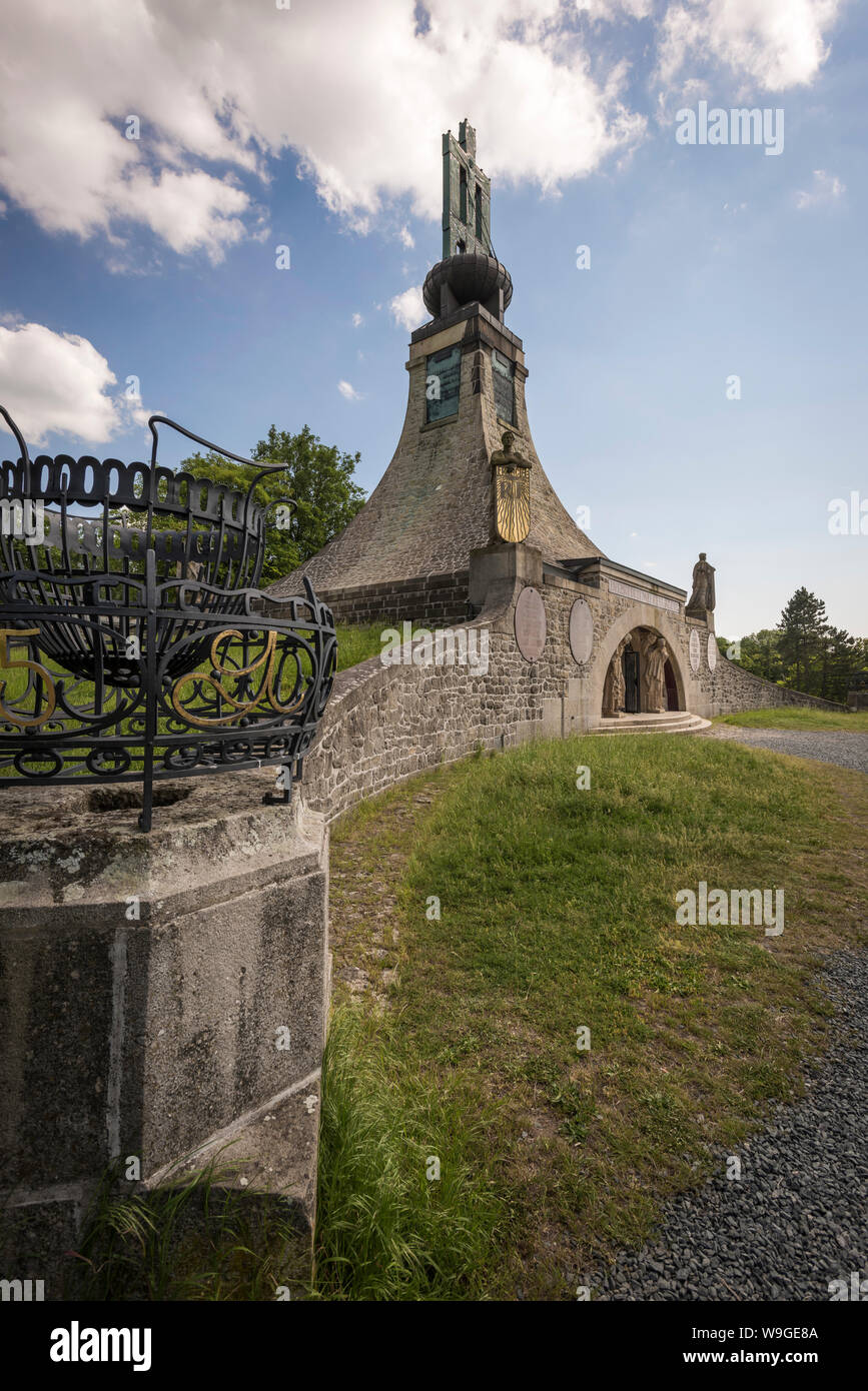 Cairn of Peace Memorial at the site of the Battle of Austerlitz, Czech Republic, Europe Stock Photo