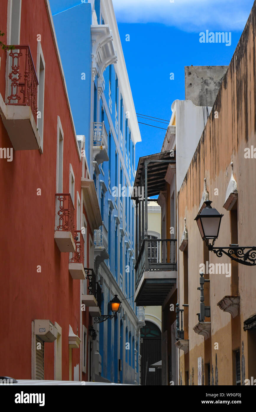 San Juan Puerto Rico architecture San Juan Puerto Rico buildings Stock Photo Alamy