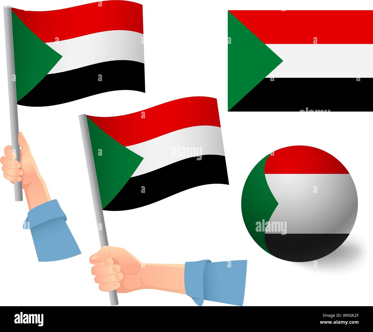 Small national flag sudan Cut Out Stock Images & Pictures - Alamy