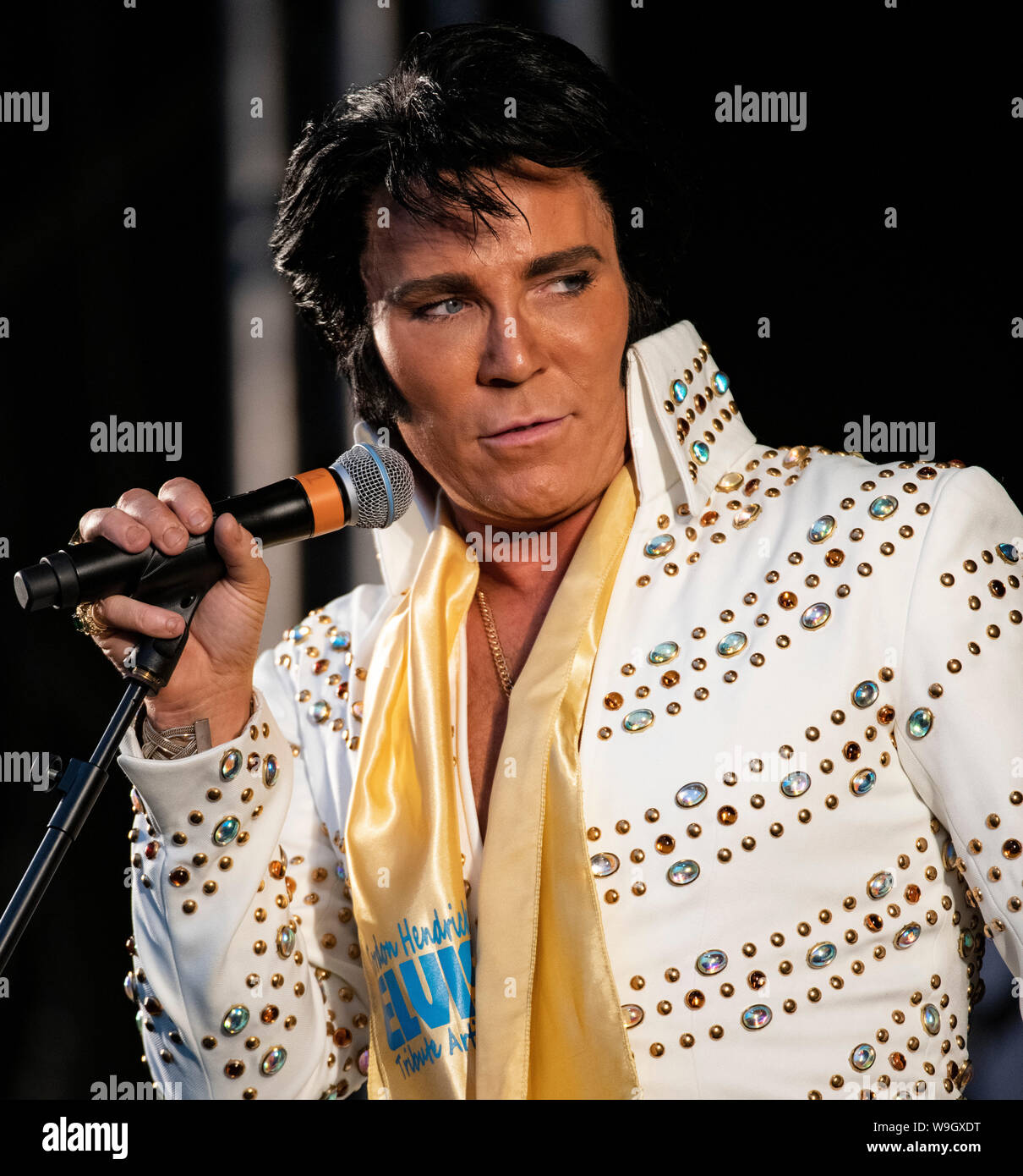 Gordon Hendricks aka Elvis Presley Stock Photo Alamy