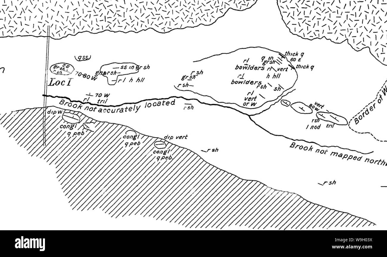 Archive image from page 434 of Geology of the Narragansett basin Stock Photo