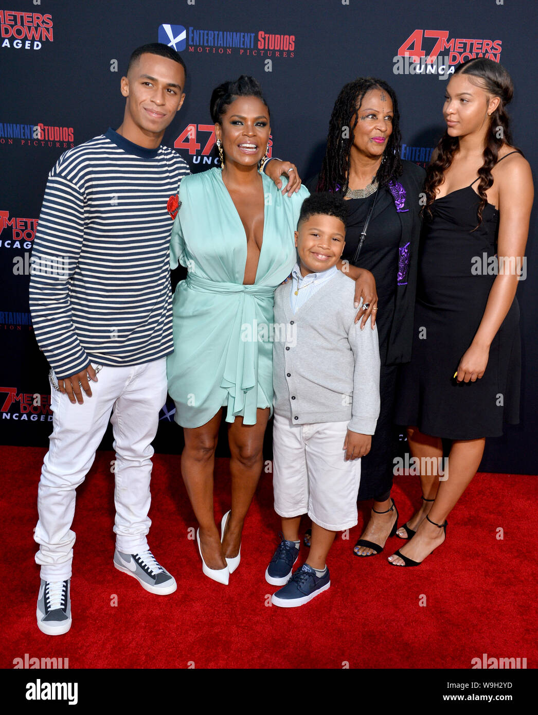tuberculose Onzuiver Begeleiden Los Angeles, USA. 13th Aug, 2019. LOS ANGELES, USA.: Nia Long, Ime Udoka &  Family at the premiere of "47 Meters Down: Uncaged" at the Regency Village  Theatre. Picture Credit: Paul Smith/Alamy