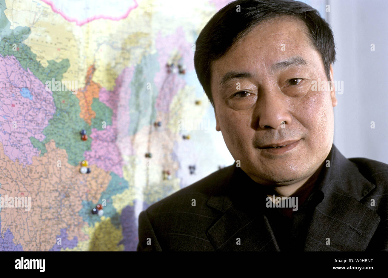 Undated file photo shows Zong Qinghou, Chairman of Wahaha Group, in