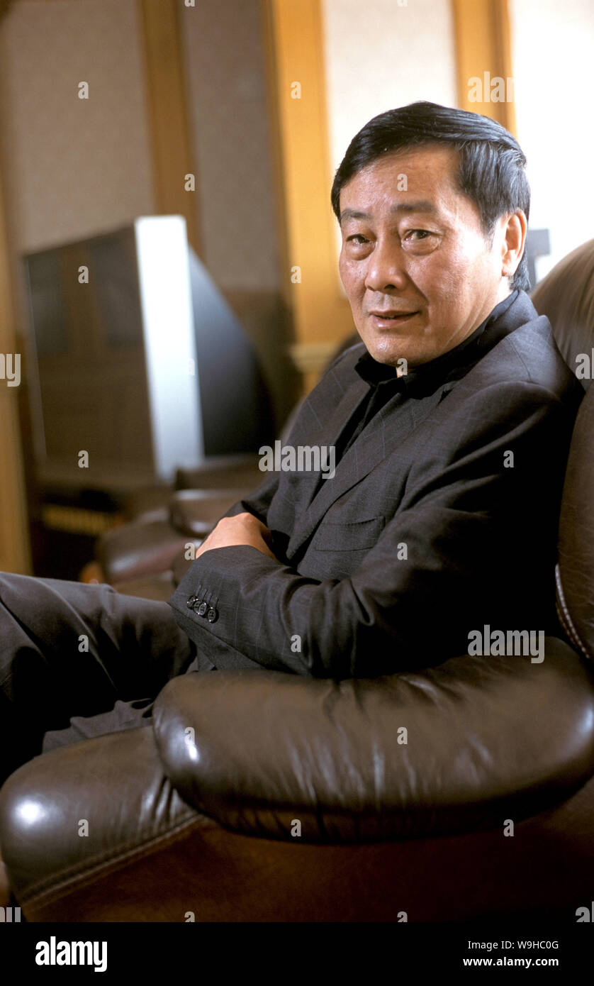 Undated file photo shows Zong Qinghou, Chairman of Wahaha Group, in