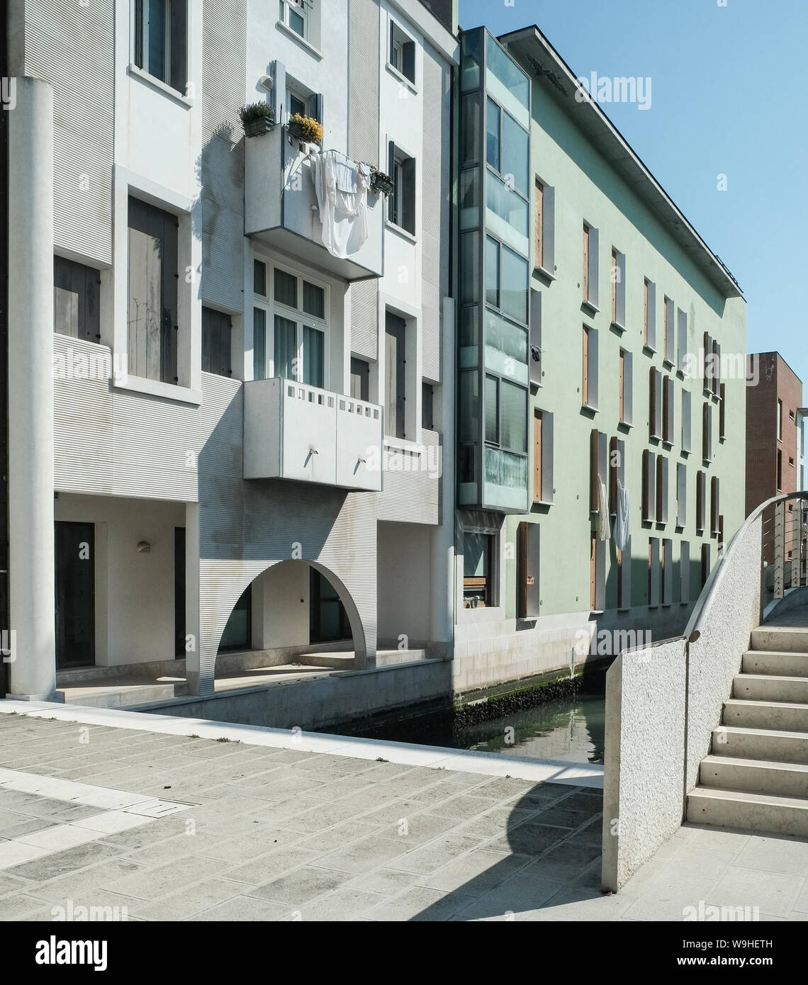 housing on the ex Junghans site in Venice by Cino Zucchi Stock