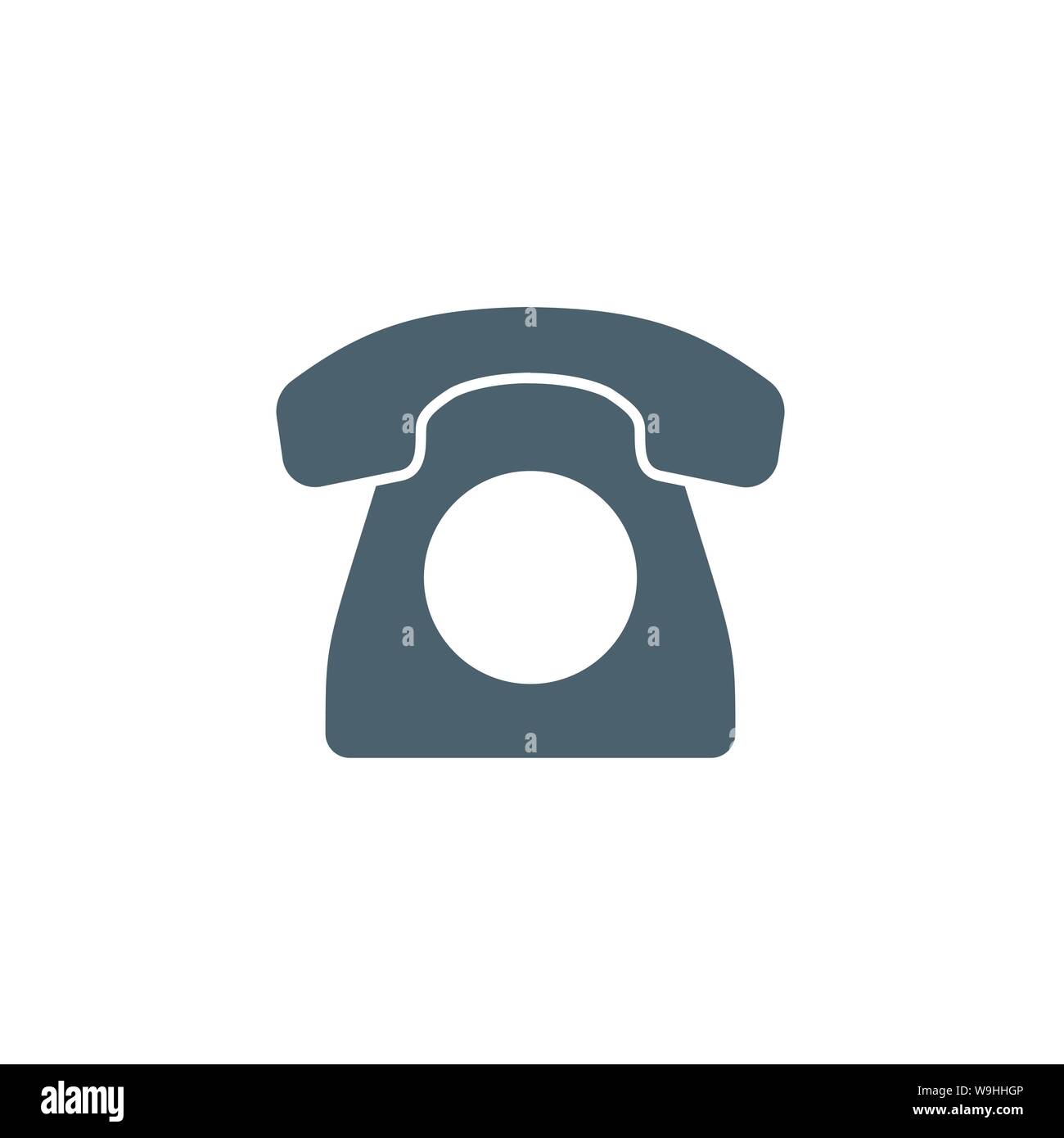 Vintage Phone related vector glyph icon Stock Vector Image & Art - Alamy