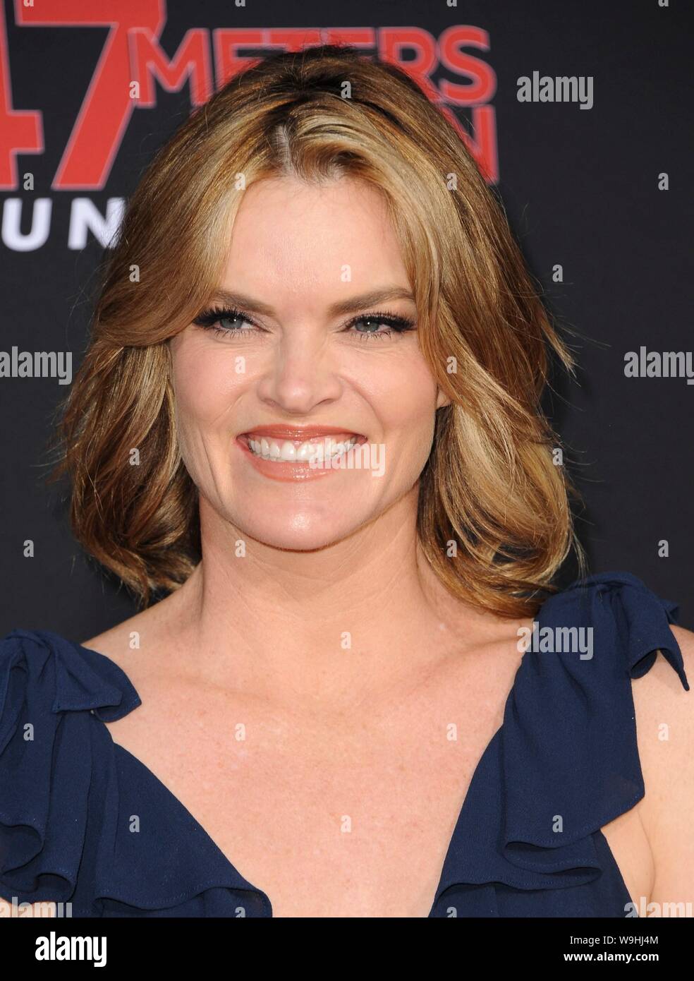 Los Angeles, CA. 13th Aug, 2019. Missi Pyle at arrivals for 47 METERS