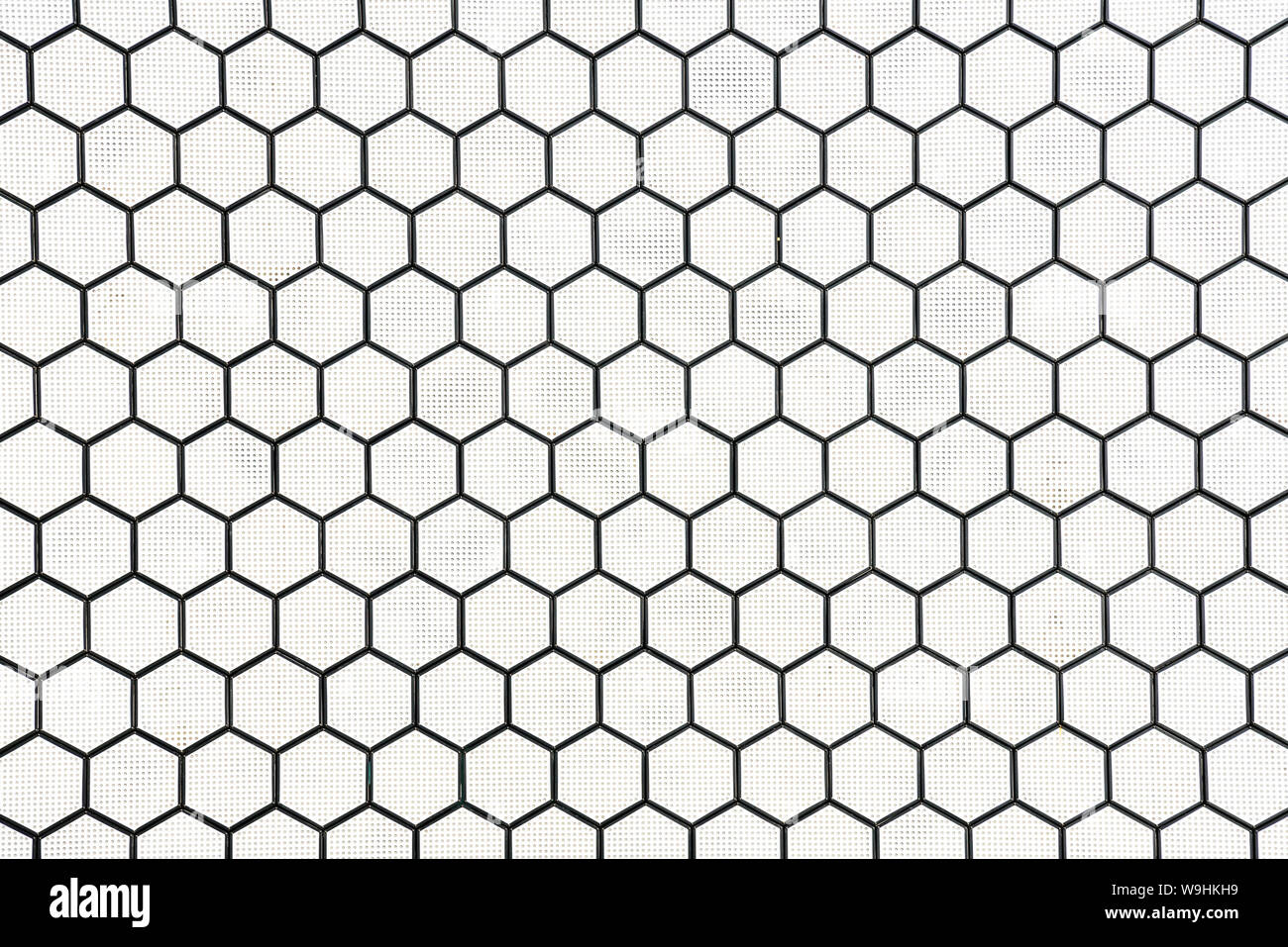 Abstract close up of modern interior architectural metal wall pattern