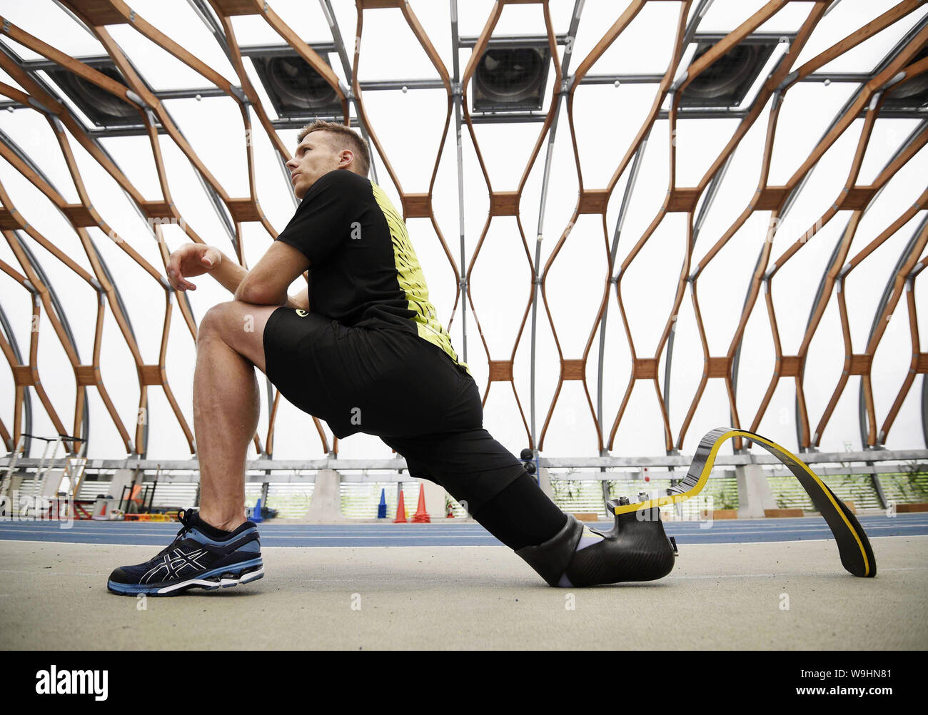 Markus Rehm, a German amputee and long jumper with a carbon-fiber blade ...