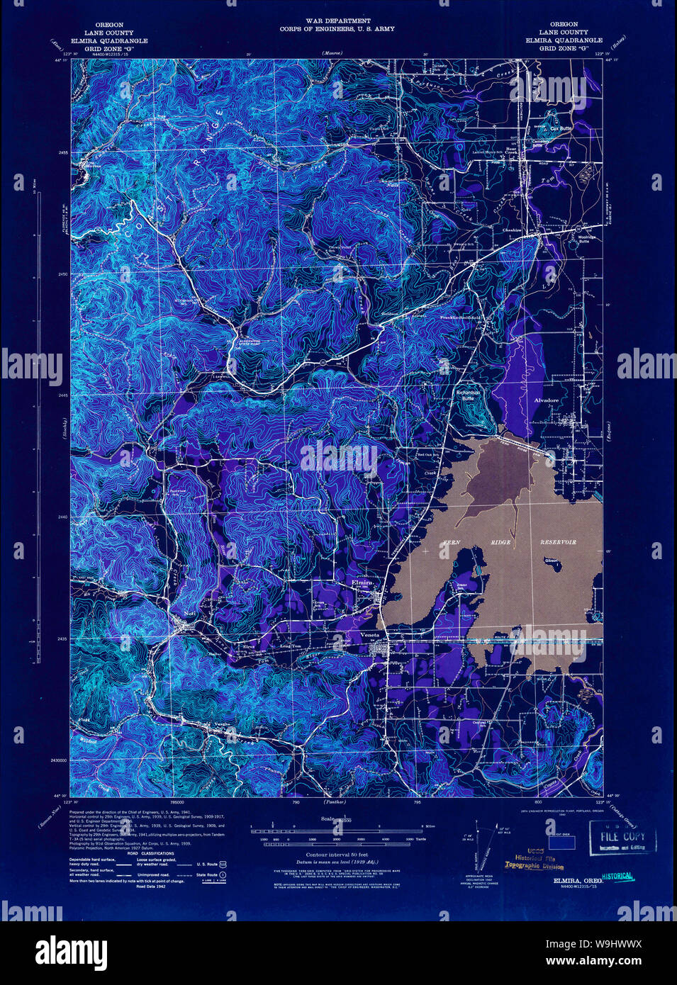 Map of elmira hires stock photography and images Alamy