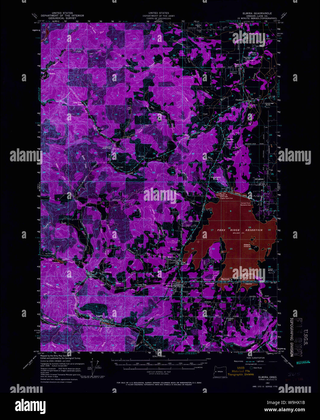 Map of elmira hires stock photography and images Alamy